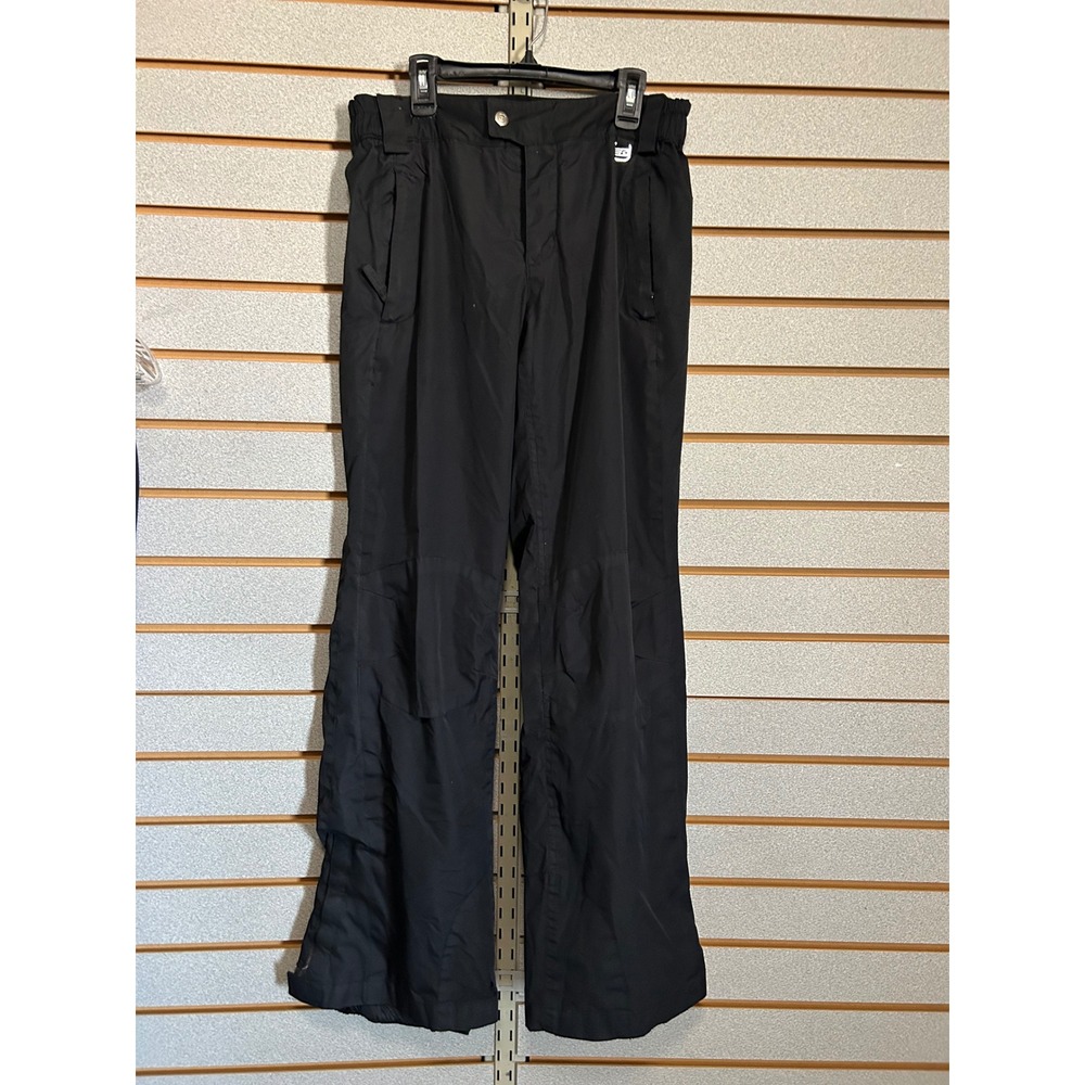 Free Country Mens Black Insulated Ski Snowboard Snow Pants Medium Articulated